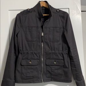Charcoal Gray lightweight Utility Jacket